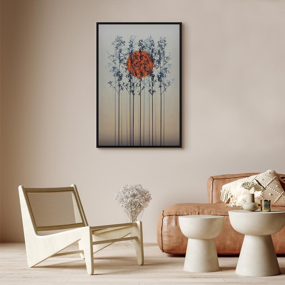 Leinwandbild - Lonely Twilight (1 Part) Vertical