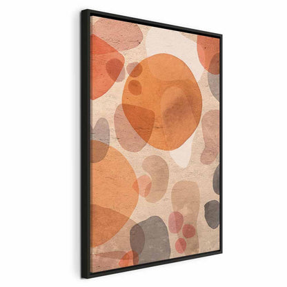 Leinwandbild - Amber Kaleidoscope (1 Part) Vertical