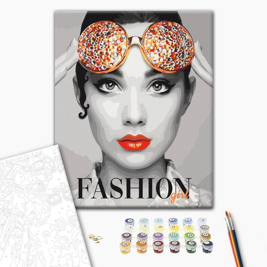 Malen nach Zahlen - Fashion Girl