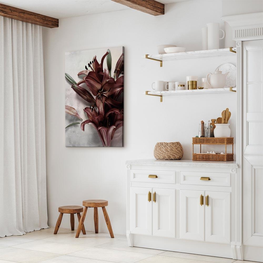 Leinwandbild - Floral Form (1 Part) Vertical