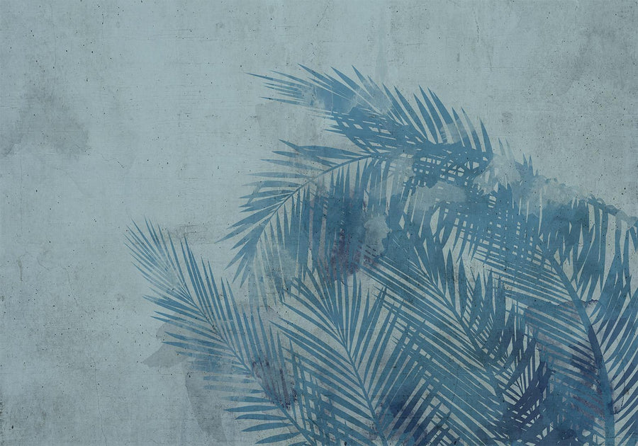 Fototapete - Palm Trees in Blue Artgeist