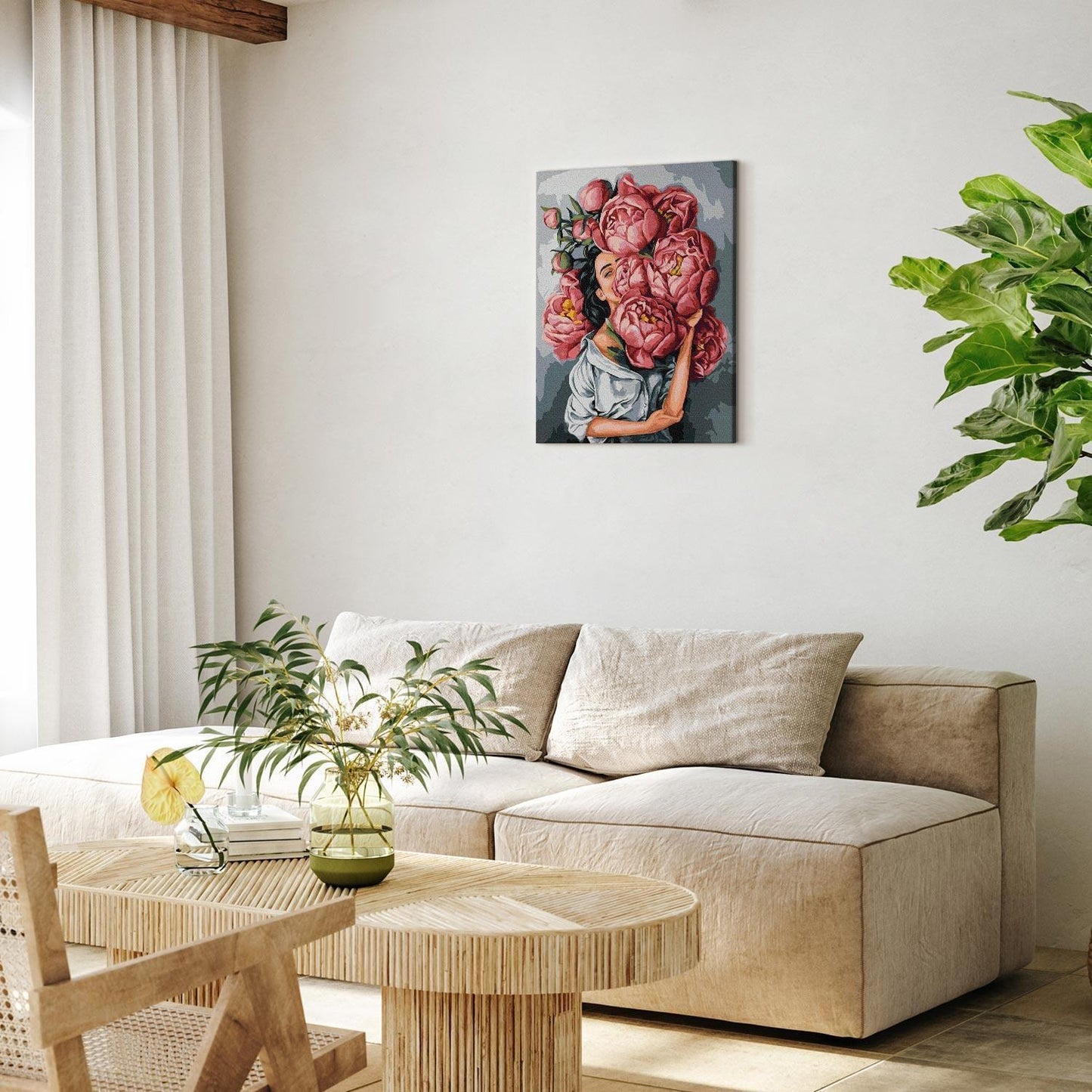 Malen nach Zahlen - Flower lover