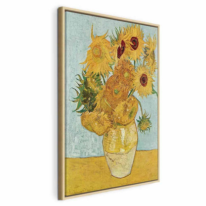 Leinwandbild - Vincent van Gogh – Still Life: A Vase With Twelve Sunflowers III