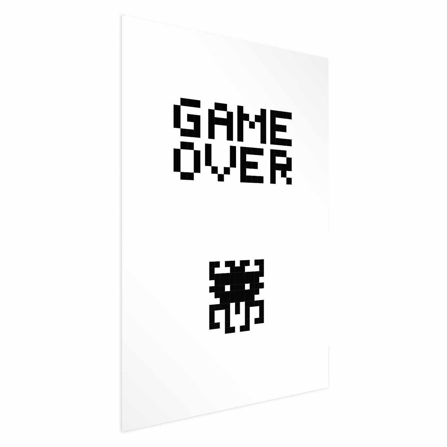 Poster Game Over – Retro-Gaming-Stil für echte Zocker