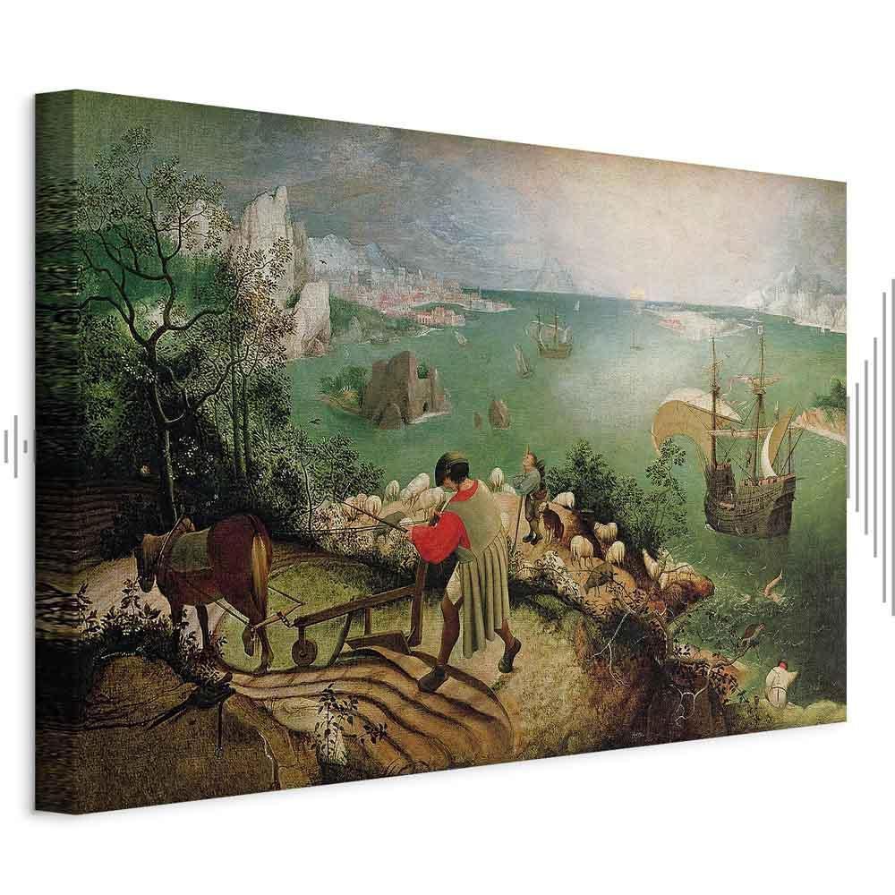 Leinwandbild - Pieter Bruegel the Elder – Landscape with the Fall of Icarus