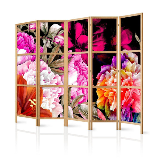 Japanischer Paravent - Floral Abundance II Artgeist