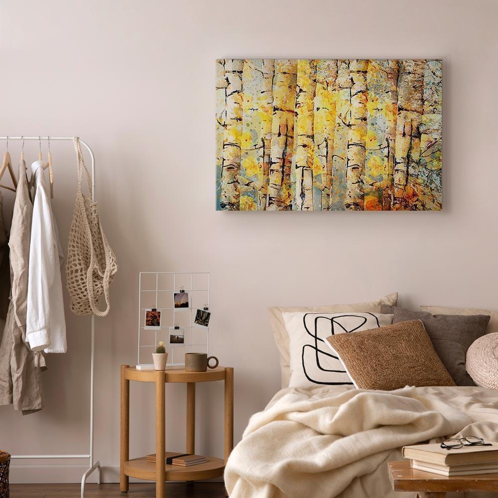 Leinwandbild - Summer Colors of the Forest (1 Part) Wide