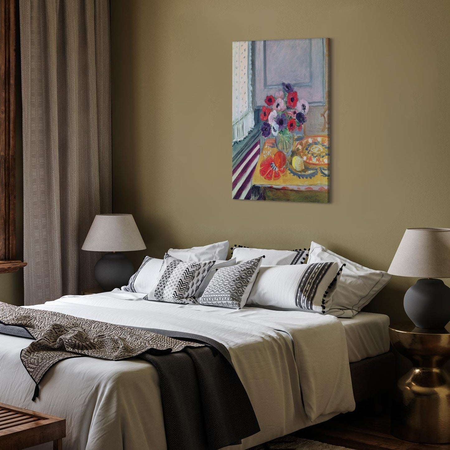 Leinwandbild - Henri Matisse – Still Life with Anemones