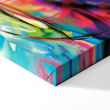Leinwandbild - Dance of the rainbow