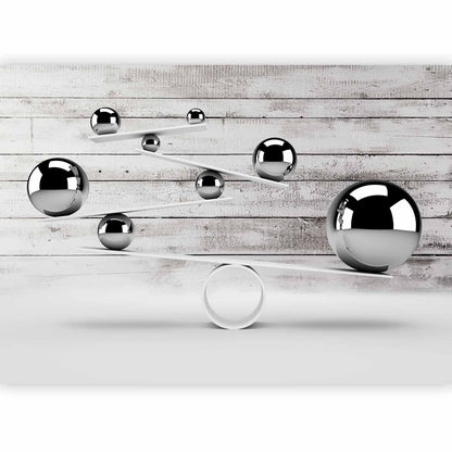 Fototapete Balance - Harmonische 3D-Komposition mit geometrischen Formen