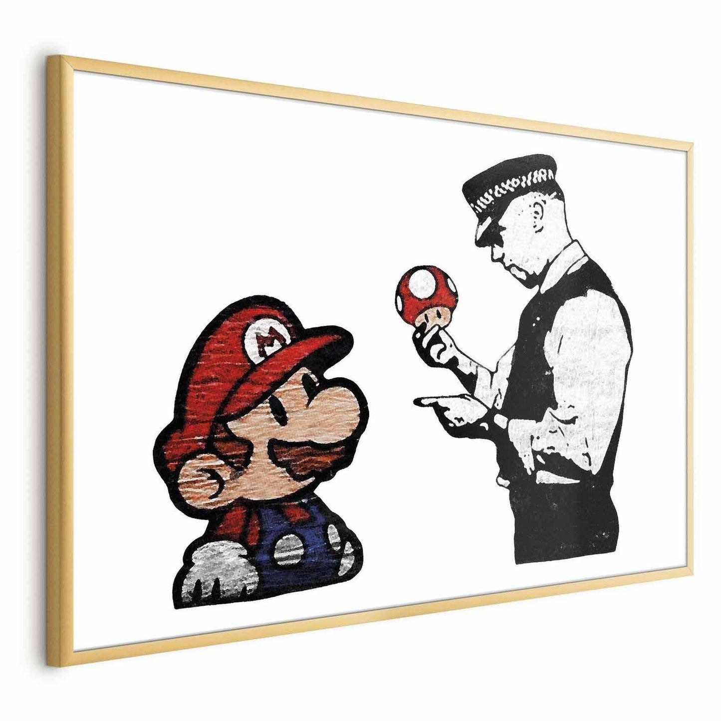 Poster - Banksy: Mushroom Picker Artgeist