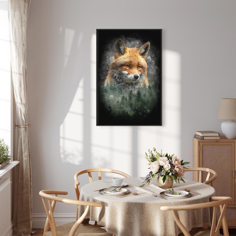 Leinwandbild - Forest Life (1 Part) Vertical