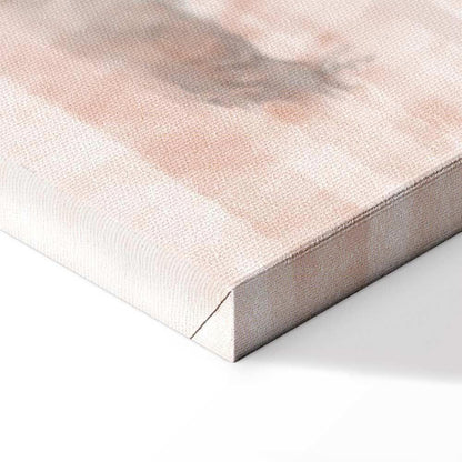 Leinwandbild - Crane in the Morning (1 Part) Vertical