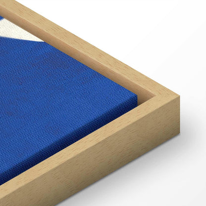 Leinwandbild - Blue femininity