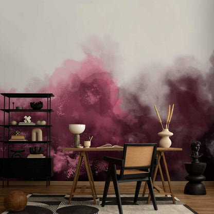 Fototapete - Watercolour Variation - Red