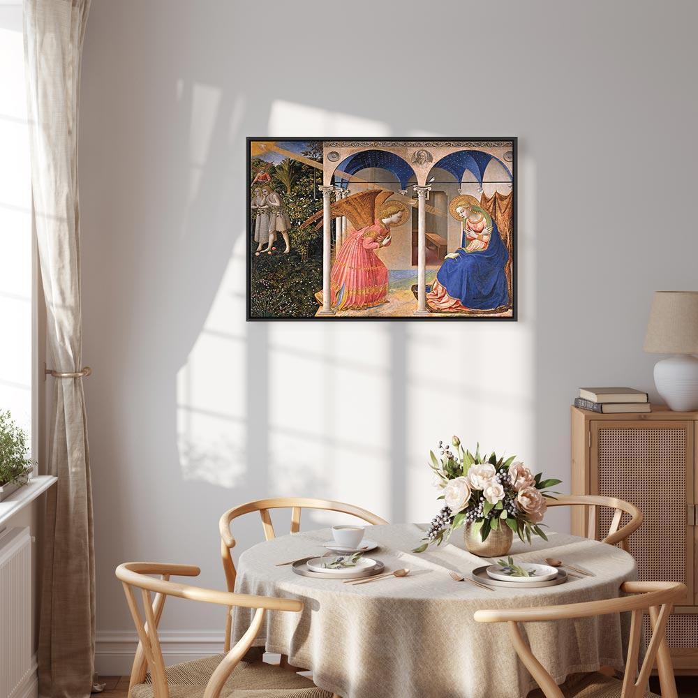 Leinwandbild - Fra Angelico – The Annunciation