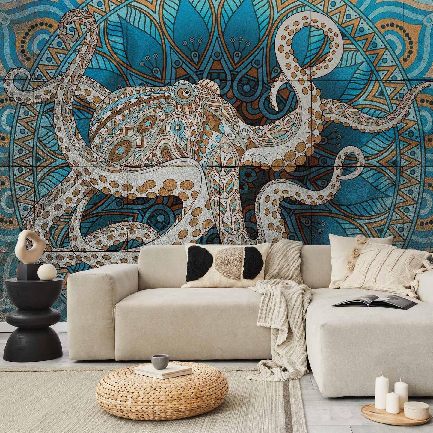 Fototapete - Zen Octopus Artgeist