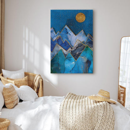 Leinwandbild - Night Walk (1 Part) Vertical