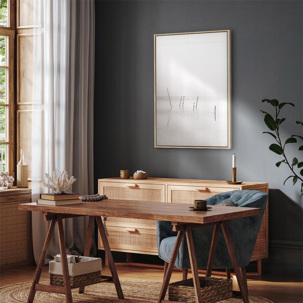 Leinwandbild - Misty Trail (1 Part) Vertical