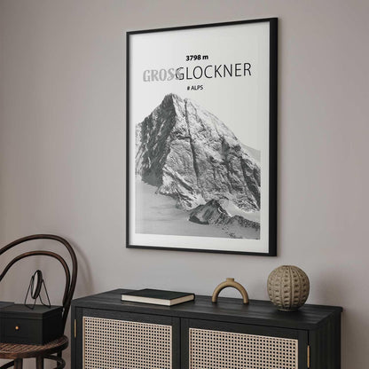 Poster - Majestic mountain peak Glosslockner mountain crown mountain landscape