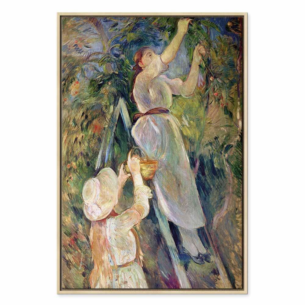 Leinwandbild - Berthe Morisot – The Cherry Picker