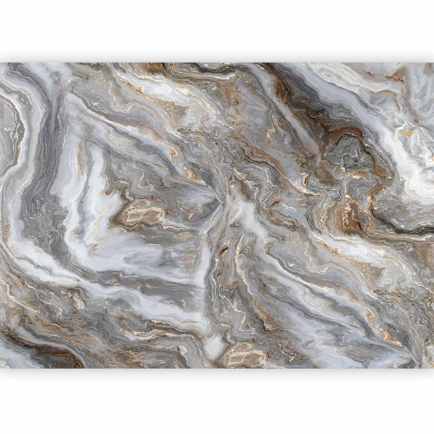 Fototapete - Stone Abstractions - Marble Textures in Neautral Tones Artgeist