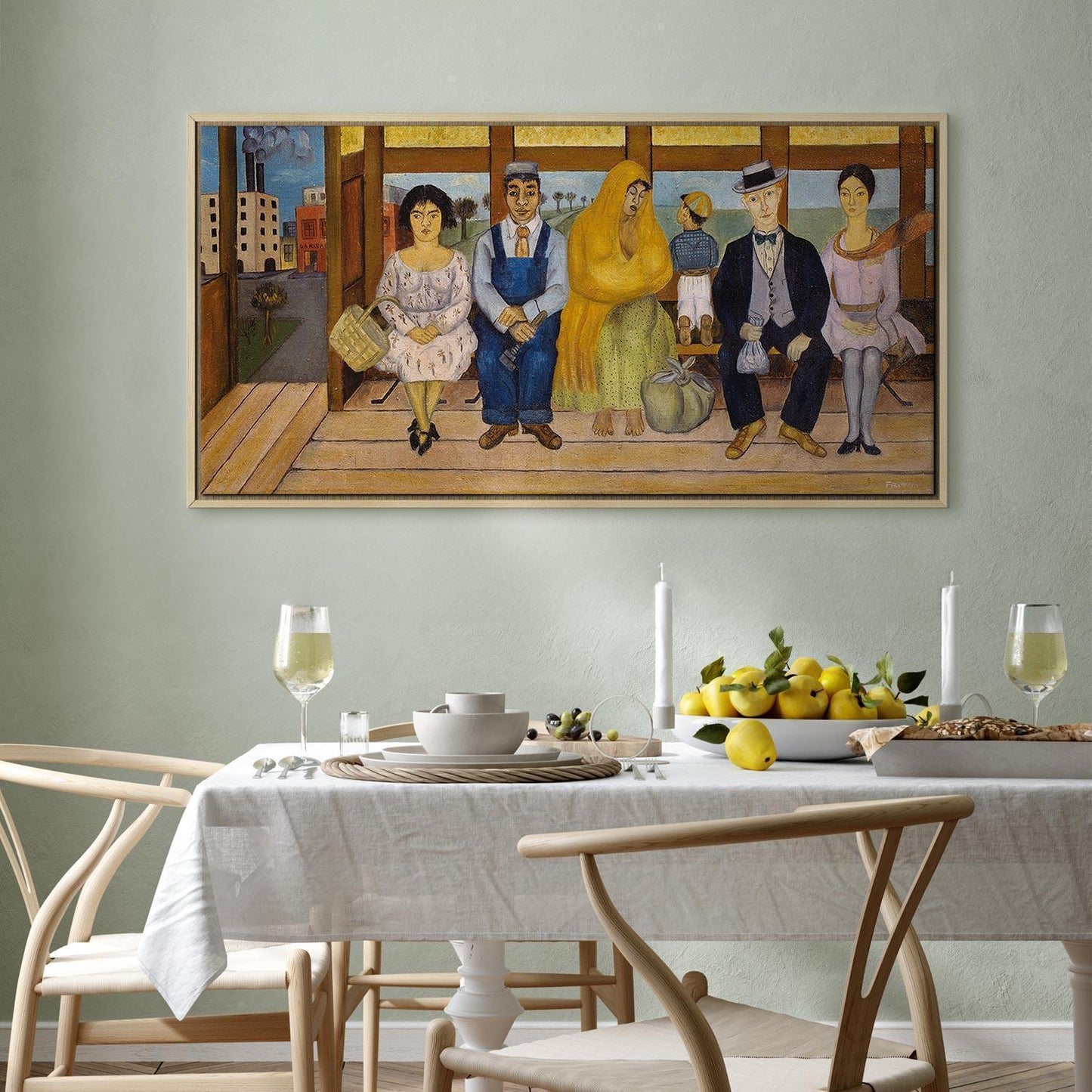 Leinwandbild - Frida Kahlo – The Bus