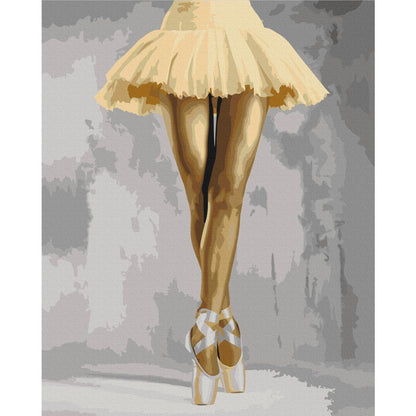 Malen nach Zahlen - Yellow Ballerina