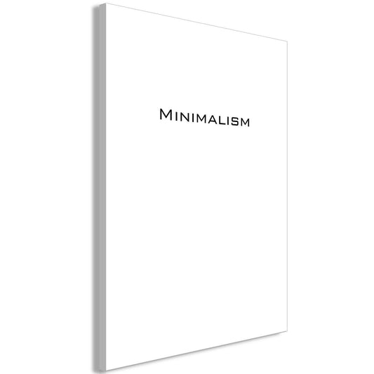 Leinwandbild - Minimalism (1 Part) Vertical Artgeist