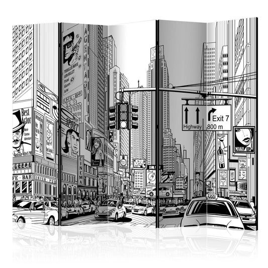 Paravent - Street in New York city II Artgeist