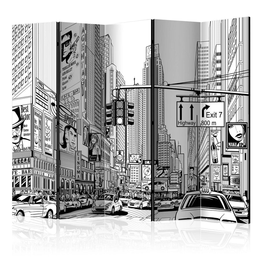 Paravent - Street in New York city II Artgeist