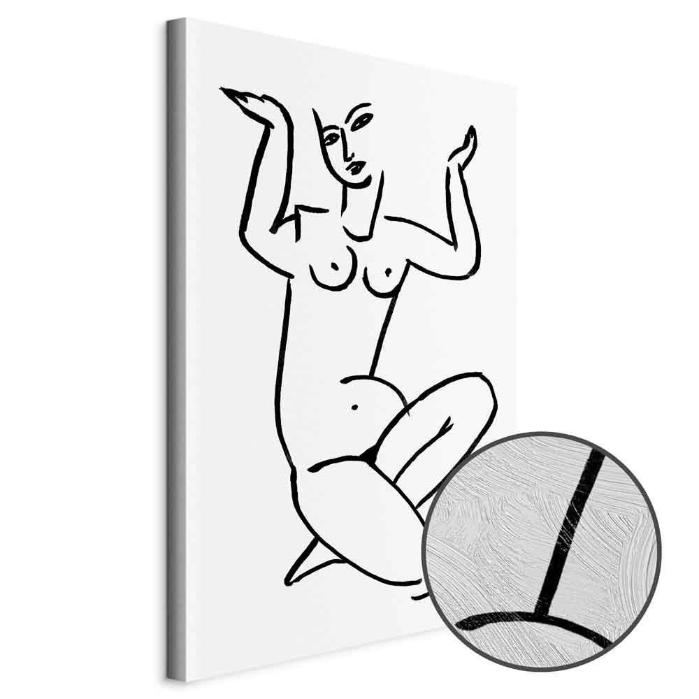 Leinwandbild - Uncertain Encouragement (1 Part) Vertical