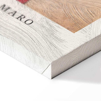 Leinwandbild - Woman With an Umbrella (1 Part) Vertical