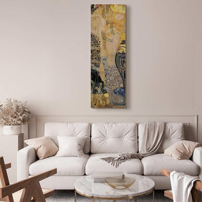 Leinwandbild - Gustav Klimt – Water Serpents