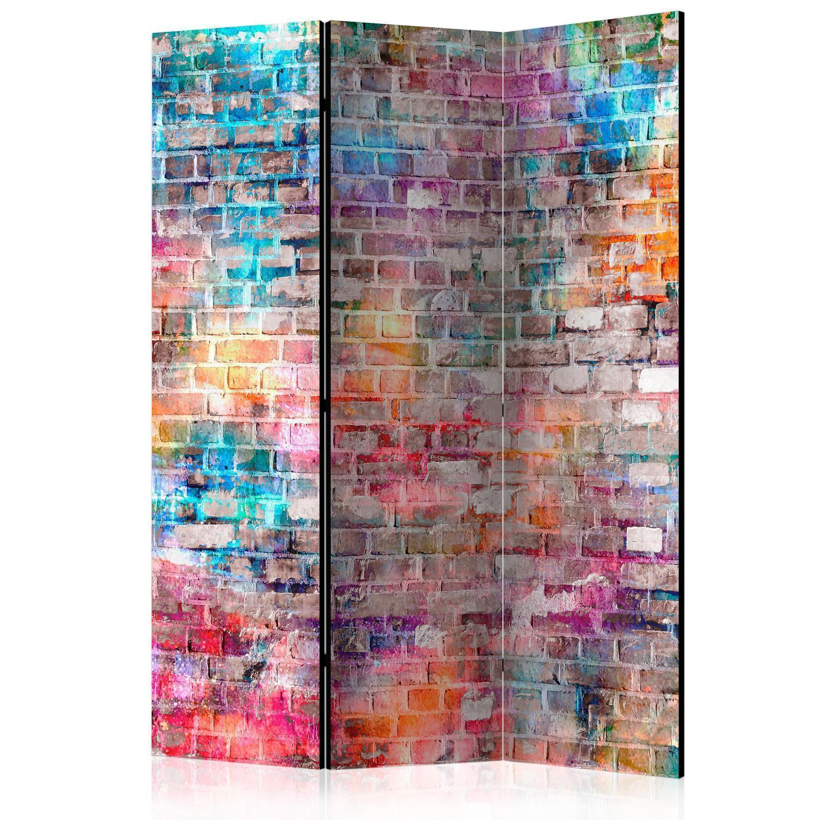 Paravent - Colourful Brick Artgeist