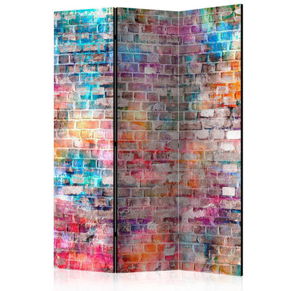 Paravent - Colourful Brick Artgeist