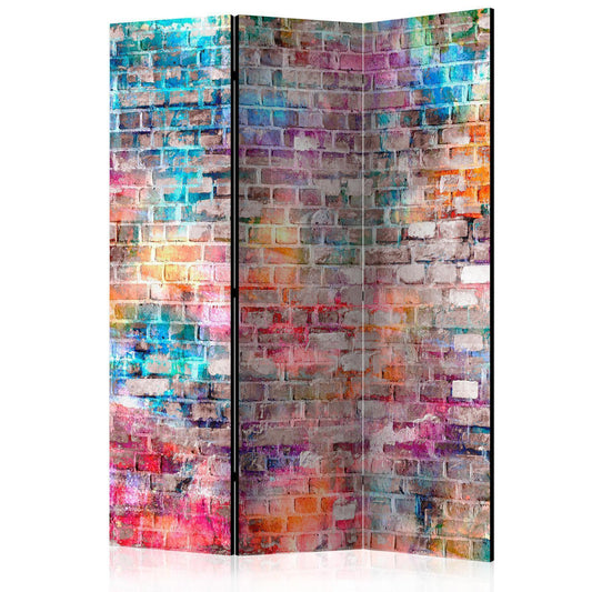 Paravent - Colourful Brick Artgeist