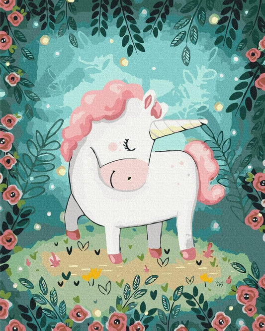 Malen nach Zahlen - Fairytale unicorn