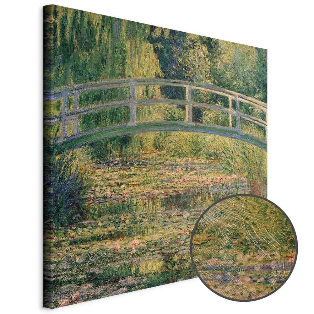 Leinwandbild - Claude Monet – Bridge over a Pond of Water Lilies