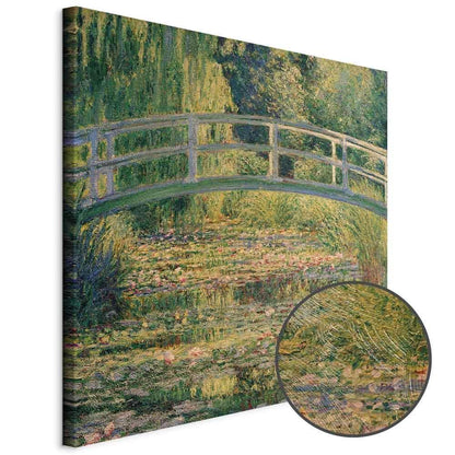 Leinwandbild - Claude Monet – Bridge over a Pond of Water Lilies