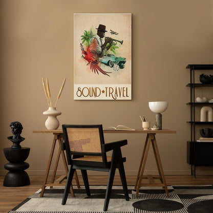 Leinwandbild - Sound Travel (1 Part) Vertical