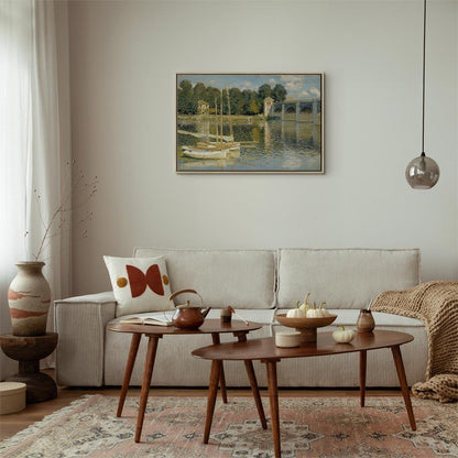 Leinwandbild - Claude Monet – Bridge at Argenteuil