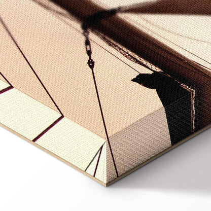 Leinwandbild - Sea Wind (1 Part) Vertical