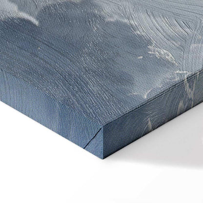 Leinwandbild - Astral Calm: Stars Scattered Over Delicate Clouds