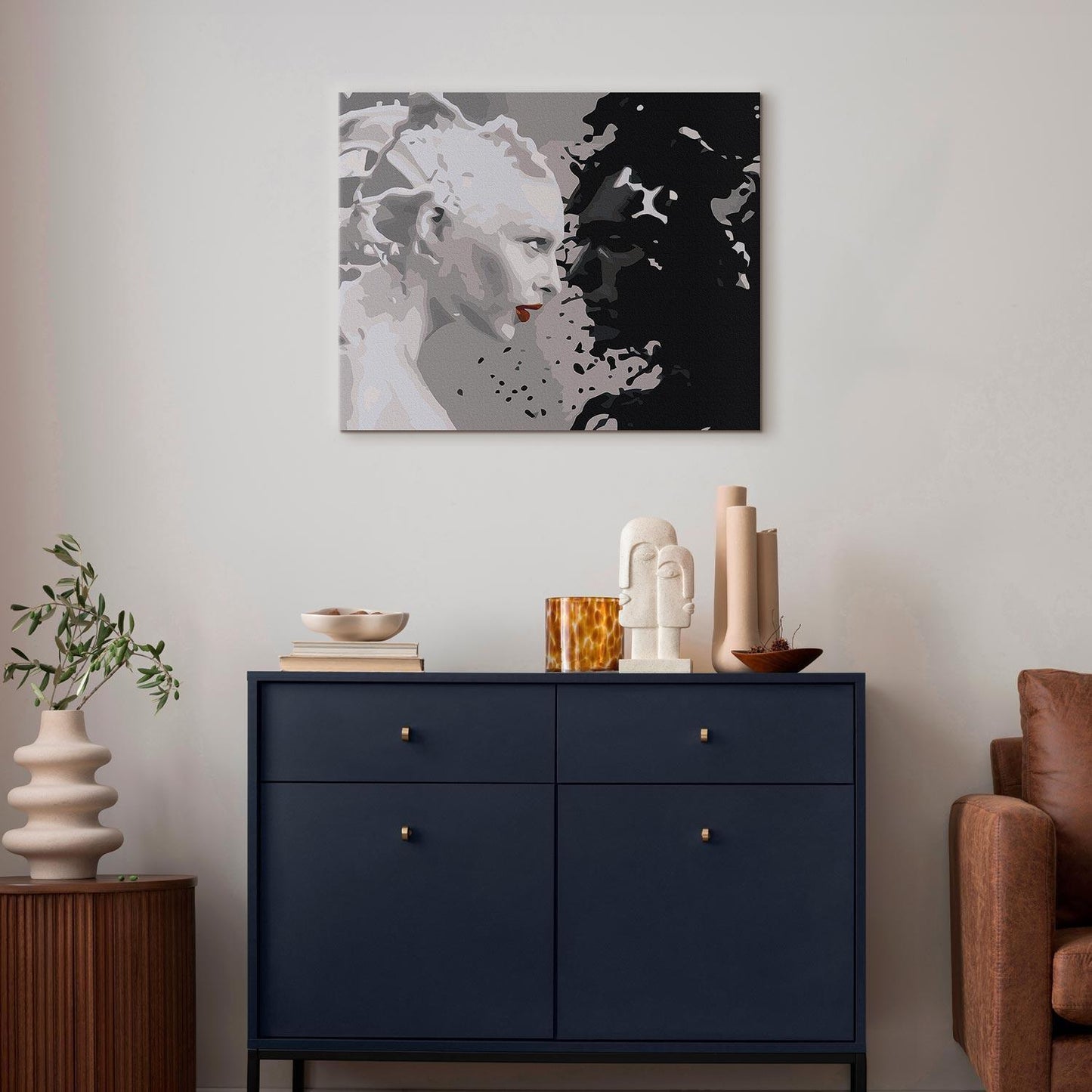 Malen nach Zahlen - Black & White