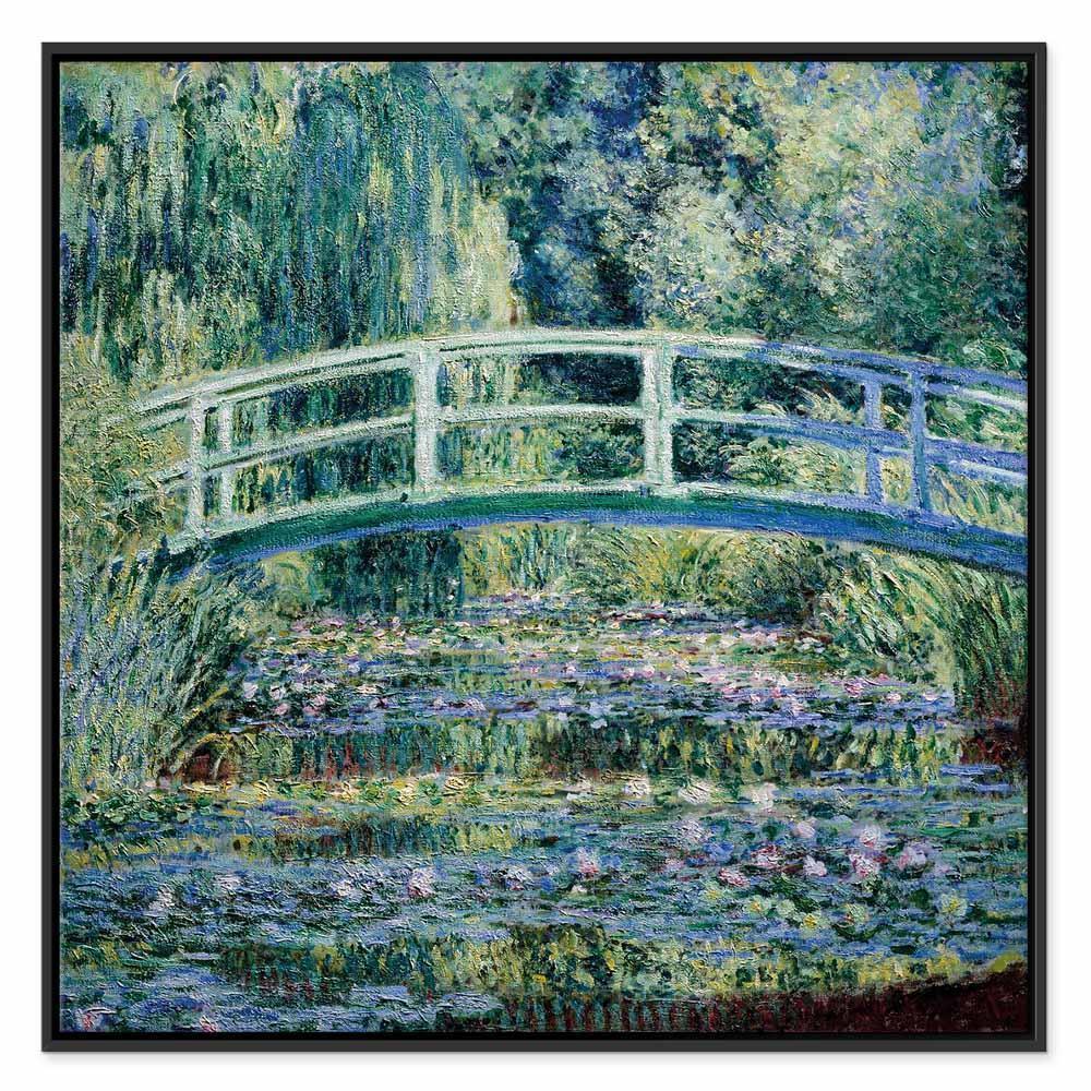 Leinwandbild - Claude Monet – Footbridge in Giverny