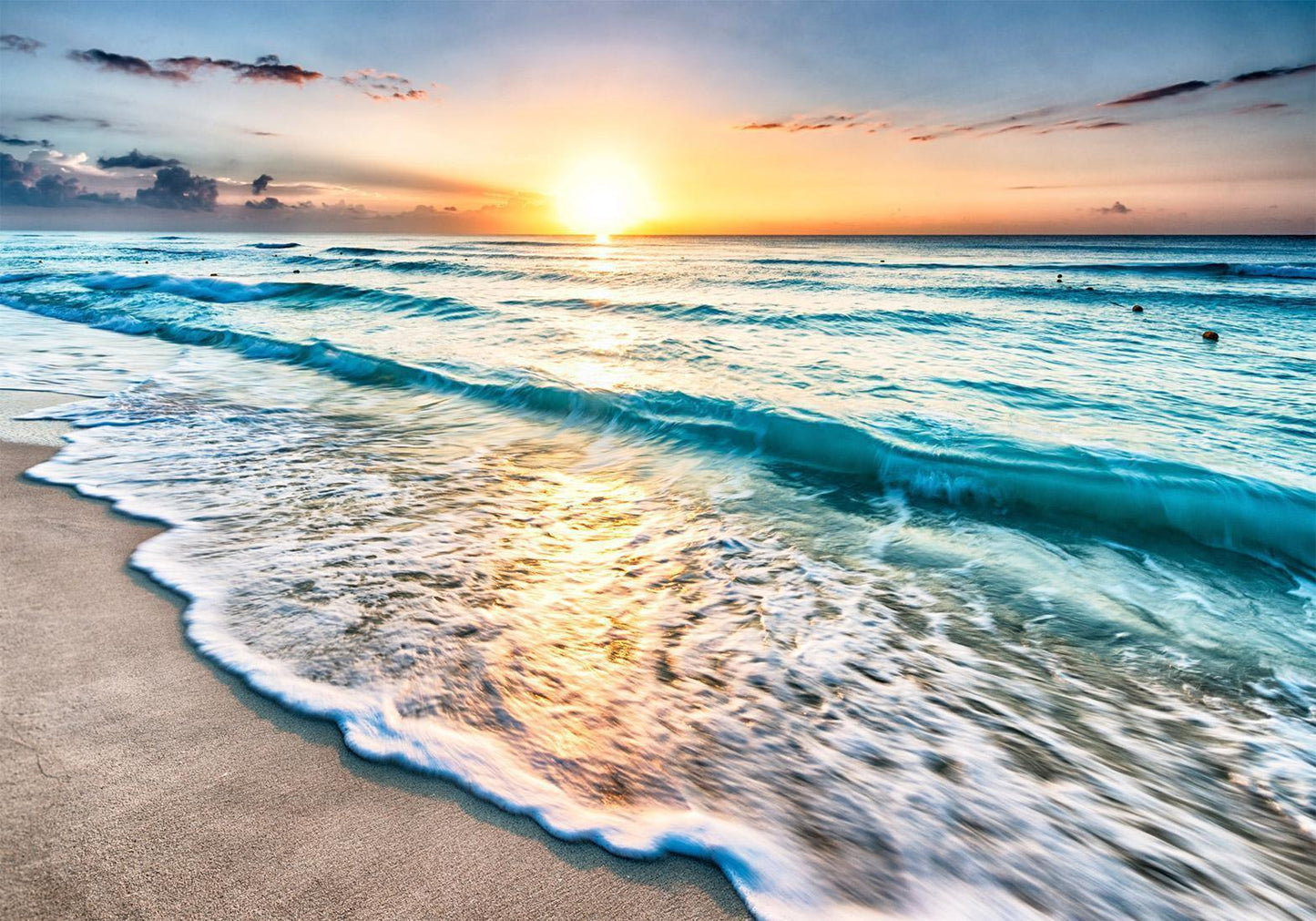 Fototapete Spaziergang am Meer – Urlaubsfeeling für jeden Tag