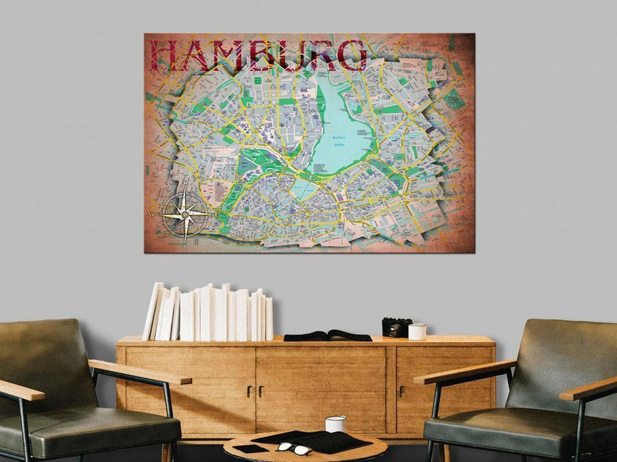 Korkbild - Hamburg Artgeist