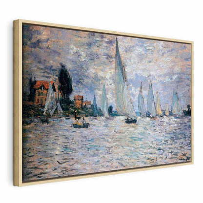 Leinwandbild - Claude Monet - Sailboats, Regatta in Argenteuil