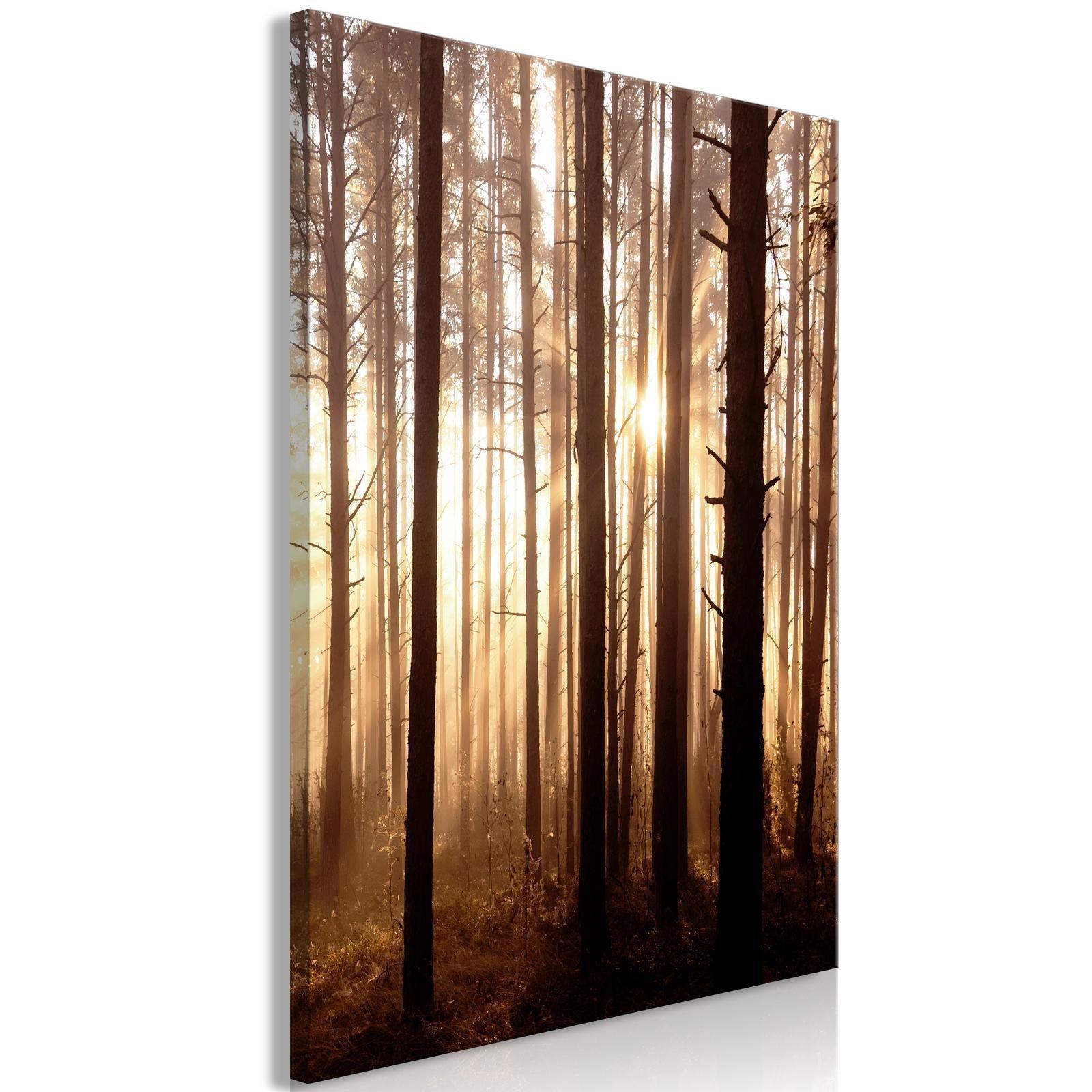 Leinwandbild - Forest Paths (1 Part) Vertical Artgeist